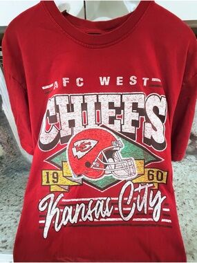 NFL Red Kansas City Chiefs Graphic Tee